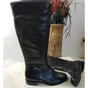 Cole Haan Women's Black Leather Winter Boots